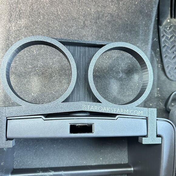 Dual Water Bottle Holder for 2014-2018 Chevrolet Silverado and GMC Sierra - Picture 3 of 16